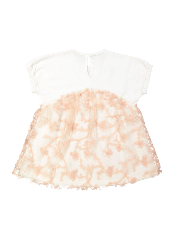 Robe tulle vieux rose