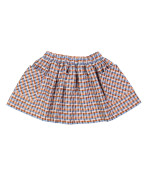 jupe carreaux orange