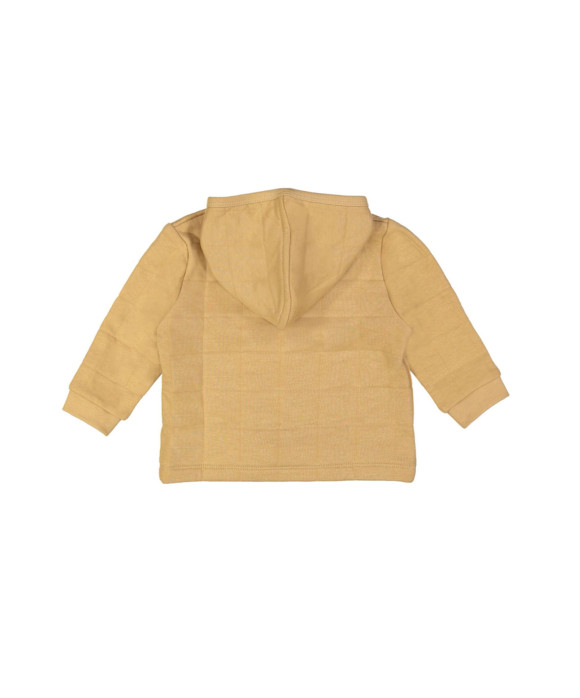 gilet mini matelassé camel