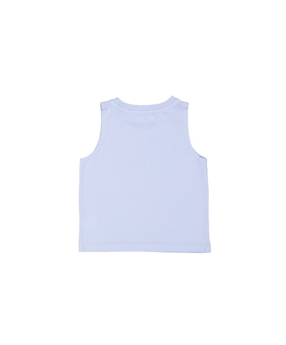 Top masque bleu clair