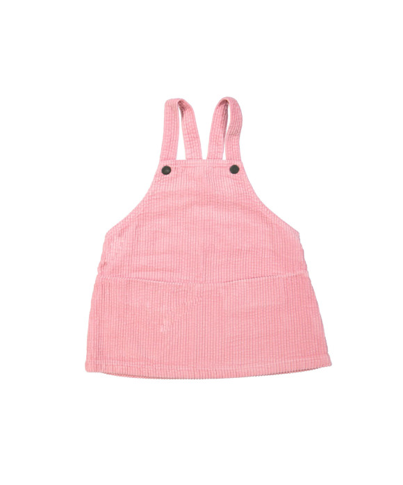 Robe large côte rose