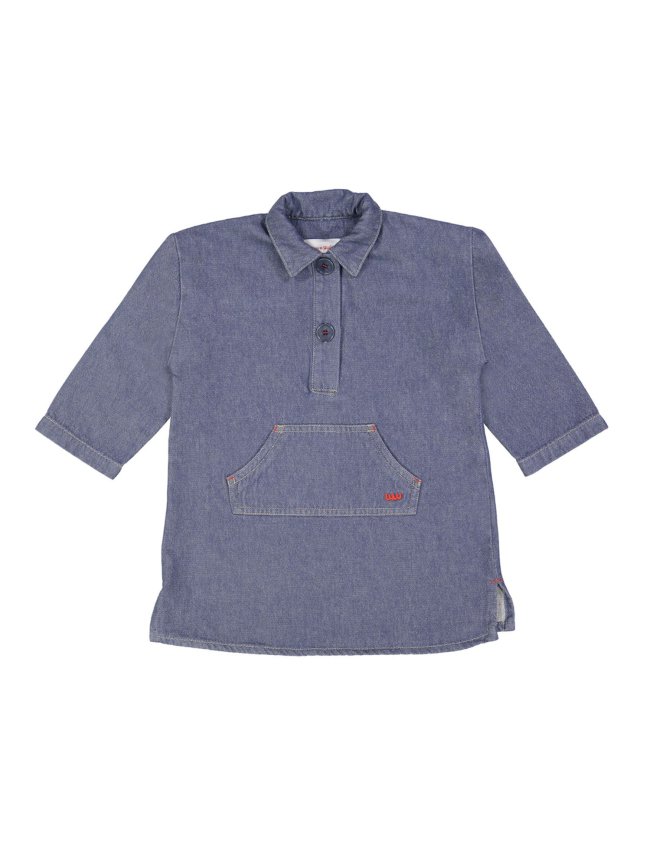 robe en jeans bleu