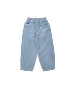 Pantalon larges côtes bleu clair
