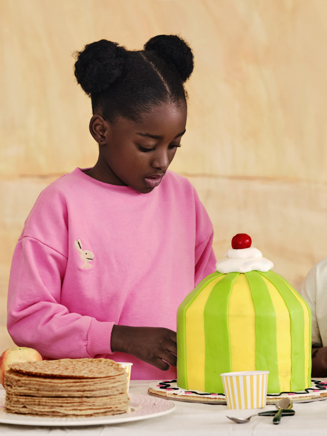 Sweater lièvre rose vif