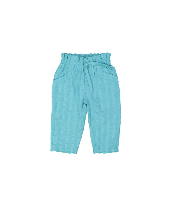 petit pantalon paperbag vert