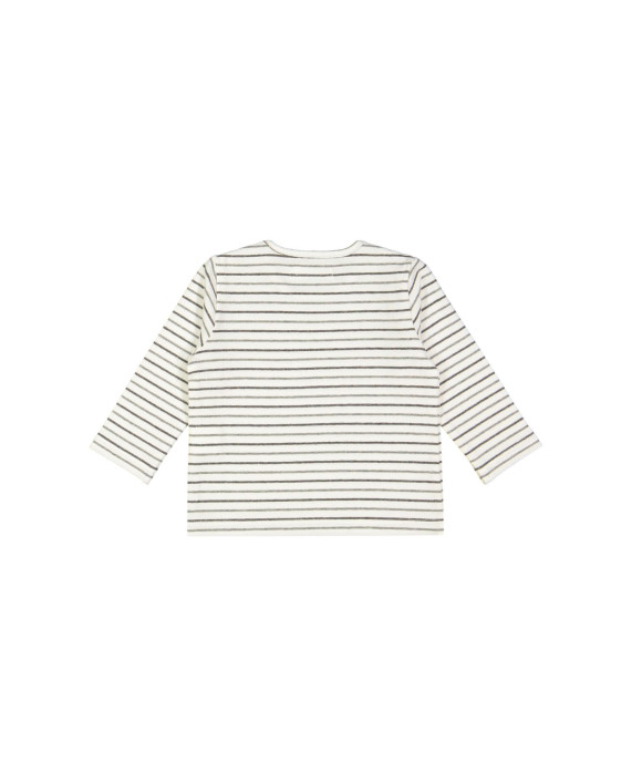 t-shirt mini mud pie rayure écru