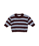 pull mini streep bordeaux