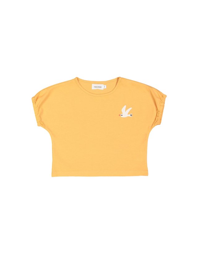 T-shirt mouette orange