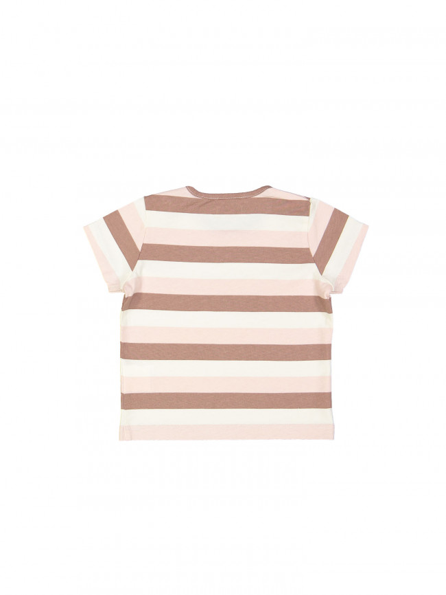 t-shirt mini rayures gelato écru
