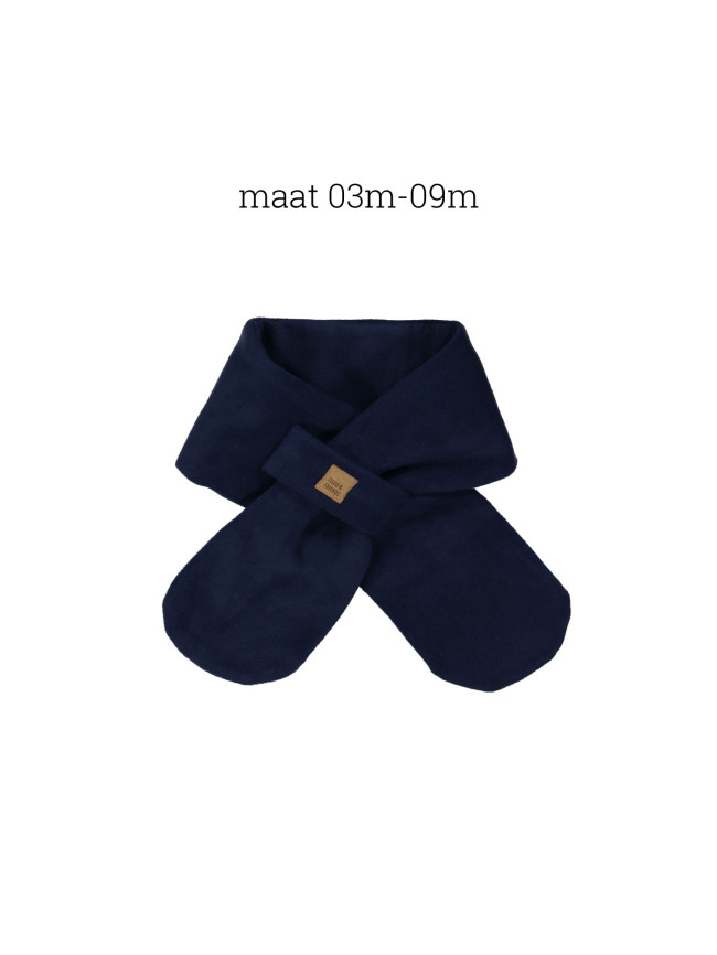 écharpe polar bleu foncé