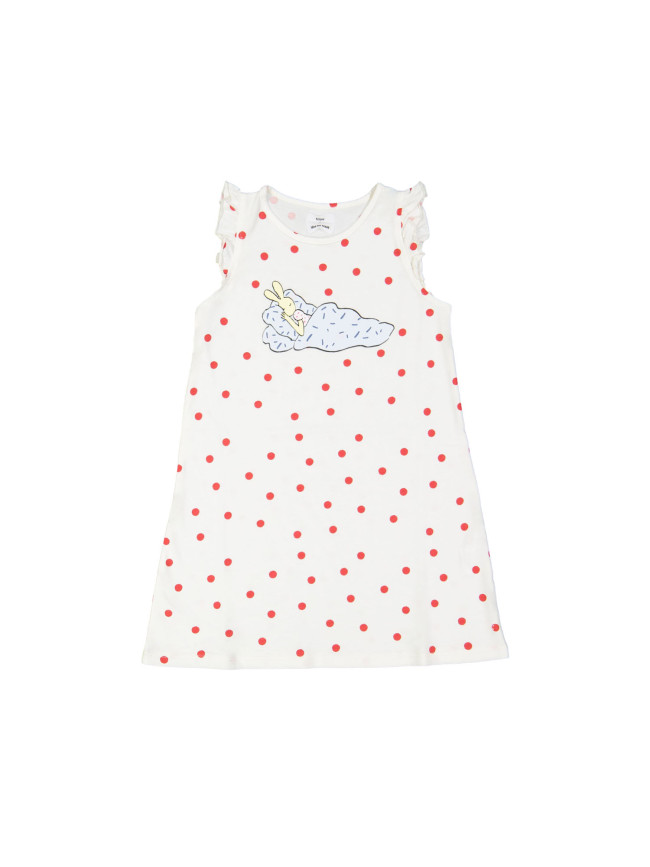 Robe de nuit dormir serré écru