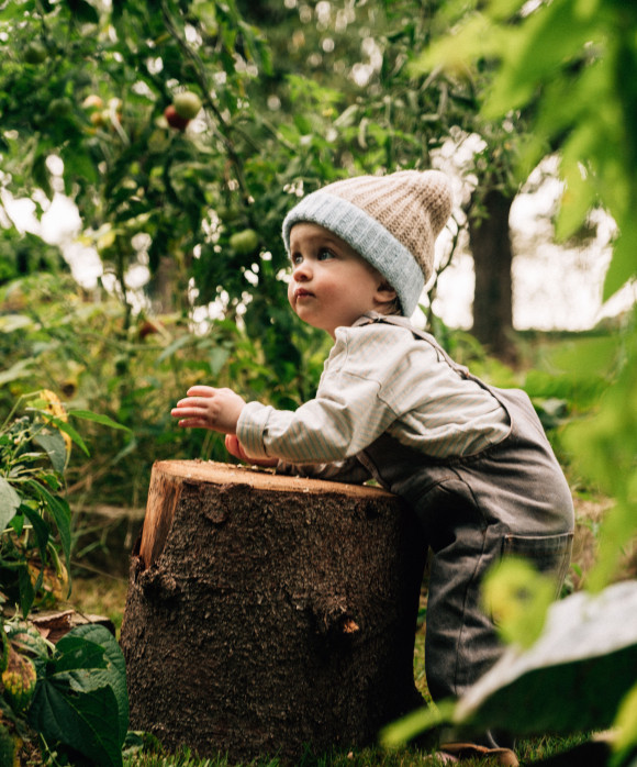 Salopette en jean stone wash gris