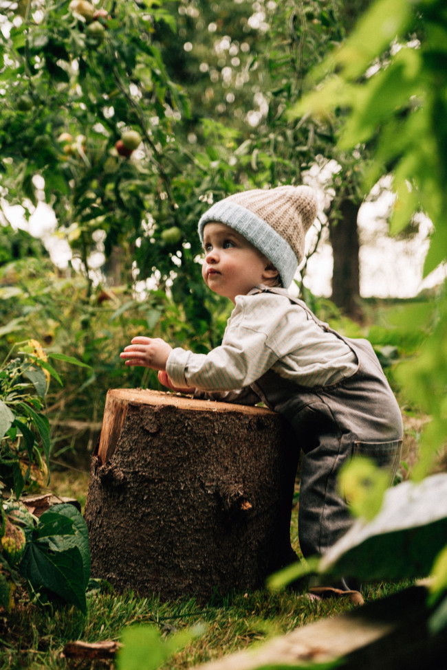 Salopette en jean stone wash gris