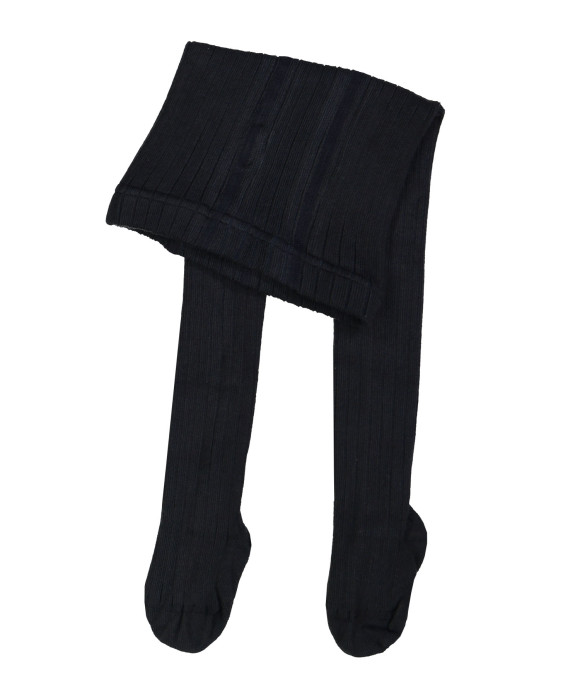 collants rib bleu foncé