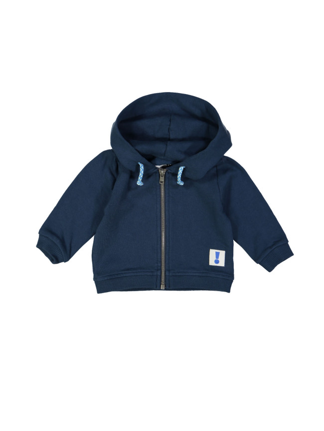 gilet capuchon mini bleu foncé