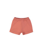 short molton brun rouge