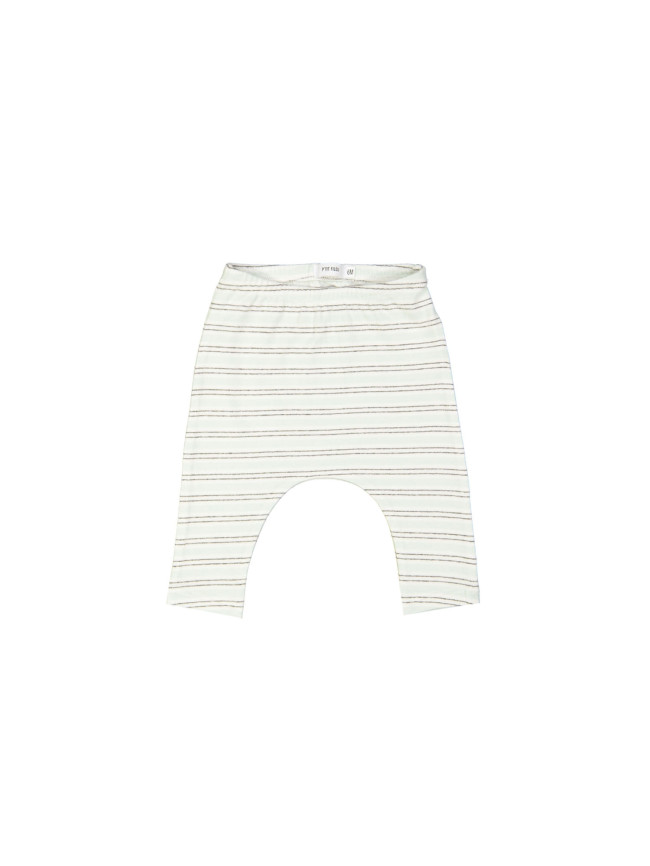 pantalon mini rayure aqua