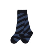 chaussettes diagonaal bleu foncé