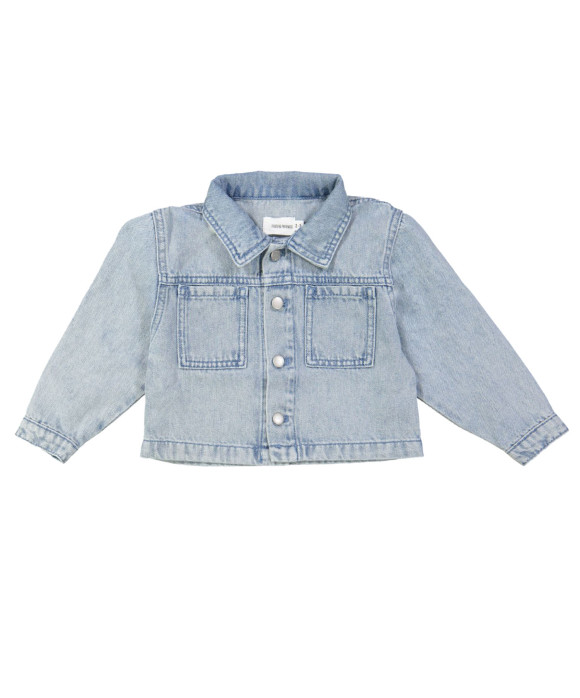 Veste en jean snow bleach