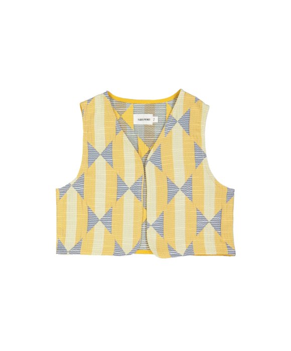 Cardigan bow jaune