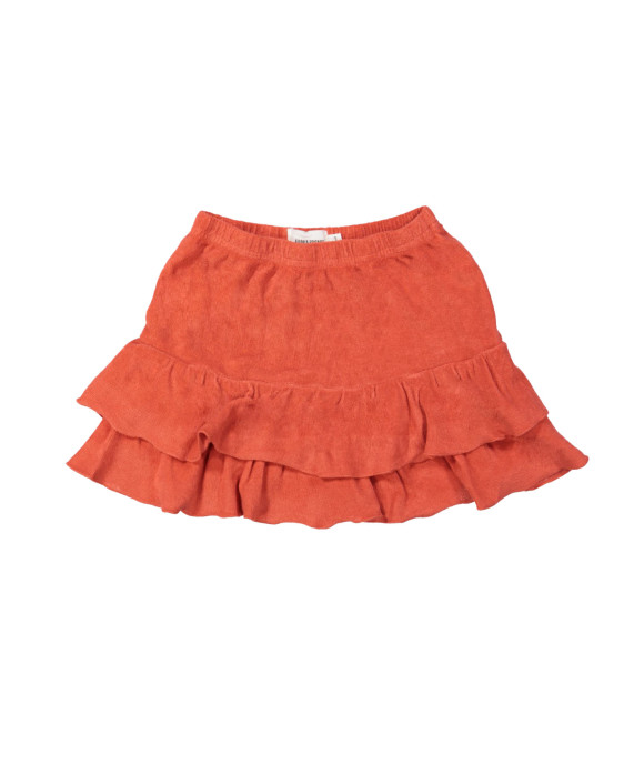 Jupe éponge rouge vif