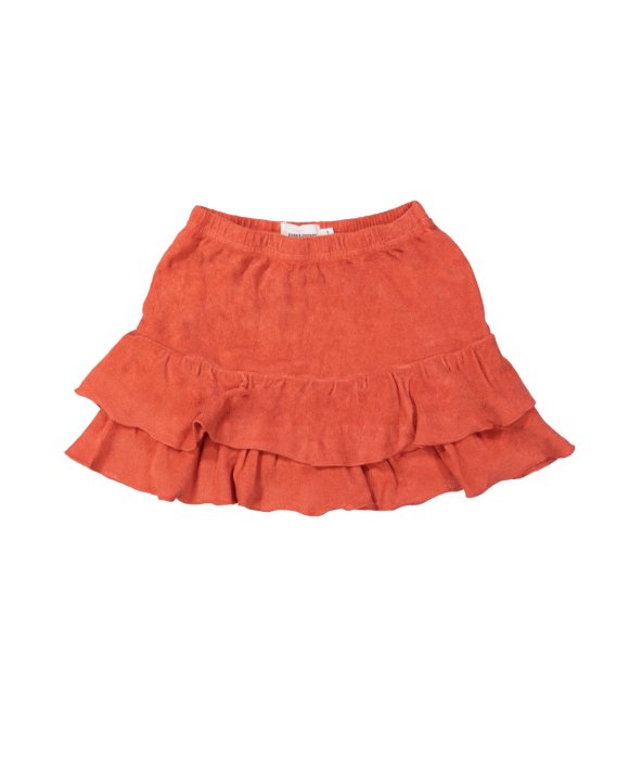 Jupe éponge rouge vif
