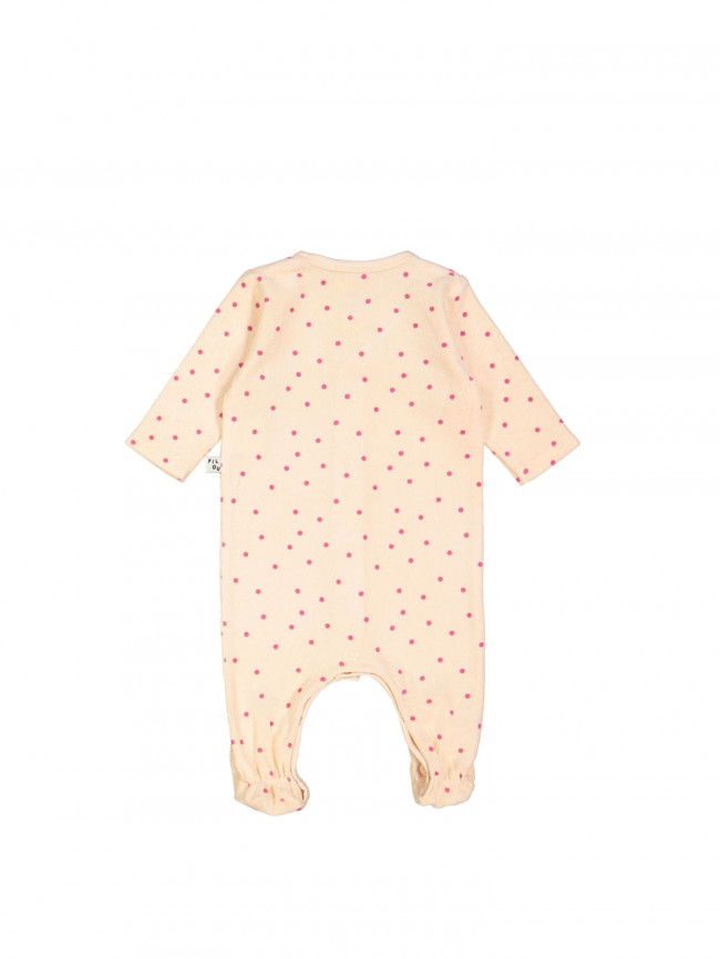 blush éponge à pois de pyjama