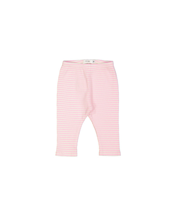 pantalon côtelé rayé rose vif