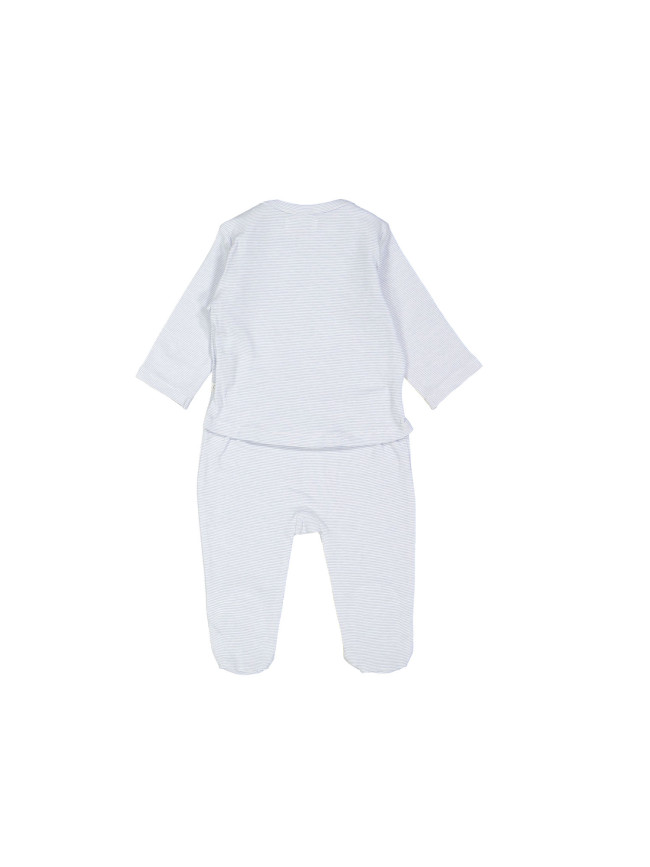 Pyjama rayée bleu