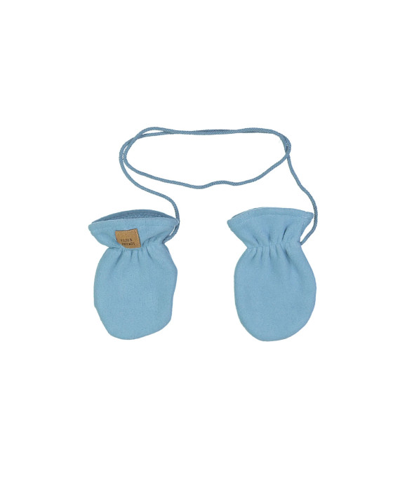 mitaines polaire turquoise