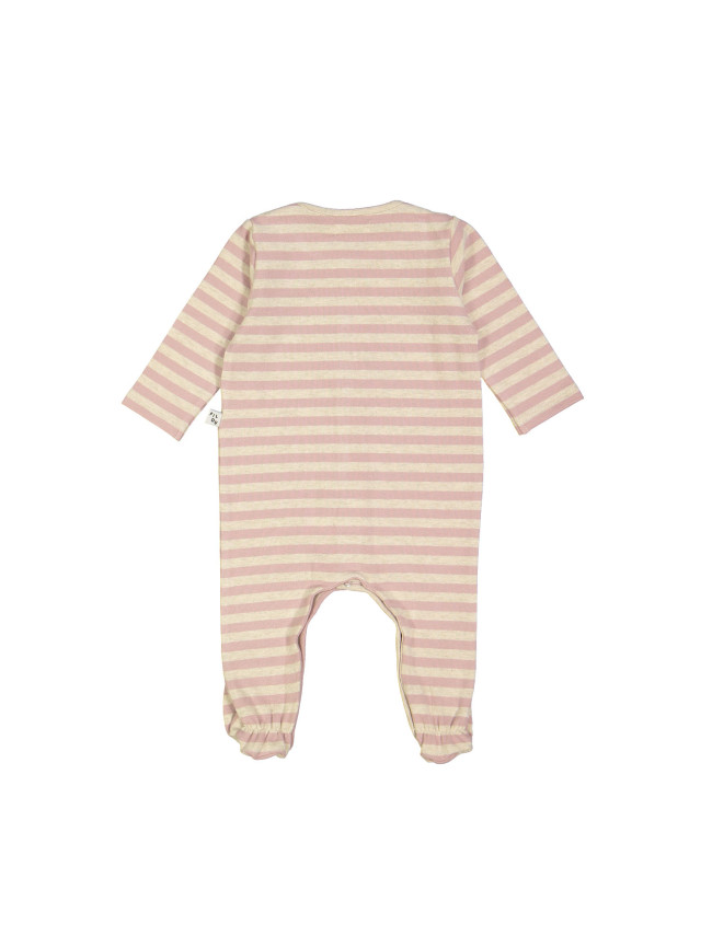 pyjama rayé rose chiné