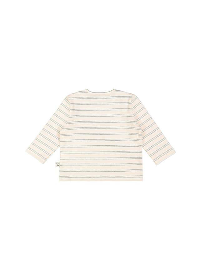 t-shirt mini rayure rose clair