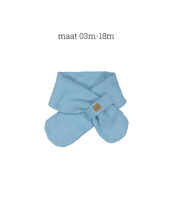 écharpe polaire turquoise