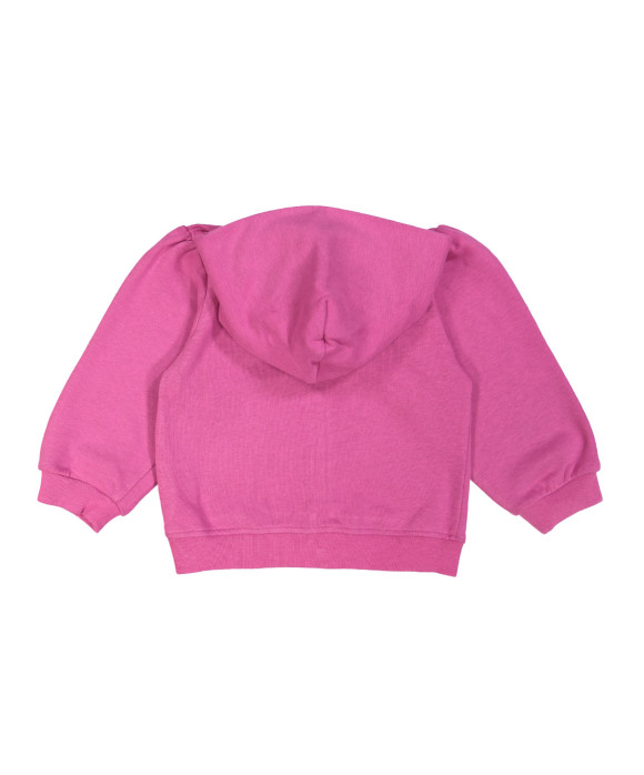 gilet capuchon fushia