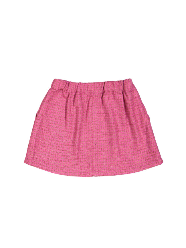 jupe à carreaux rose