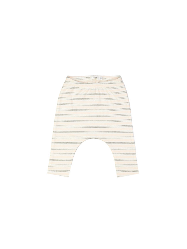 pantalon mini rayure rose clair
