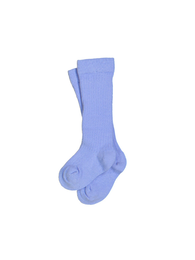 chaussettes uni bleu clair