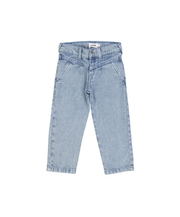 jeans straight snow bleach