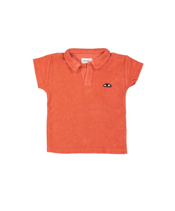 Polo éponge rouge vif