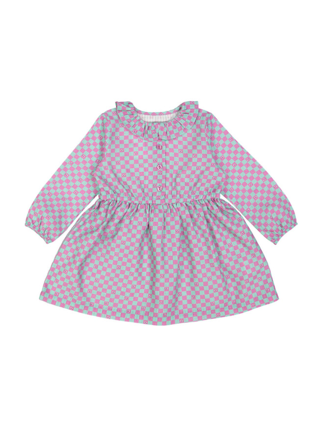 robe little checks violet