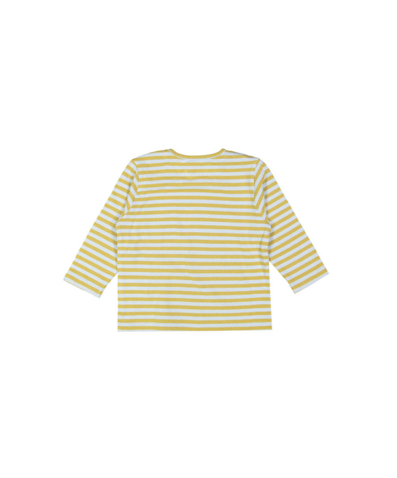 t-shirt mini rayé bleu clair