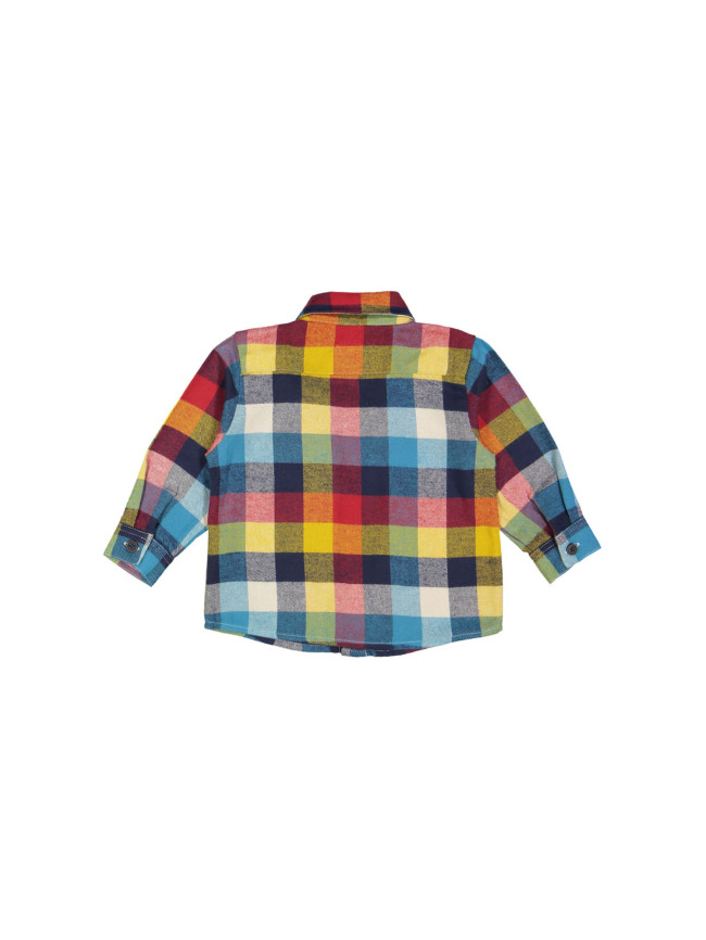 chemise mini ruit rouge