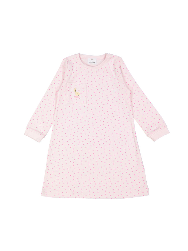 Robe de nuit lièvre rose clair