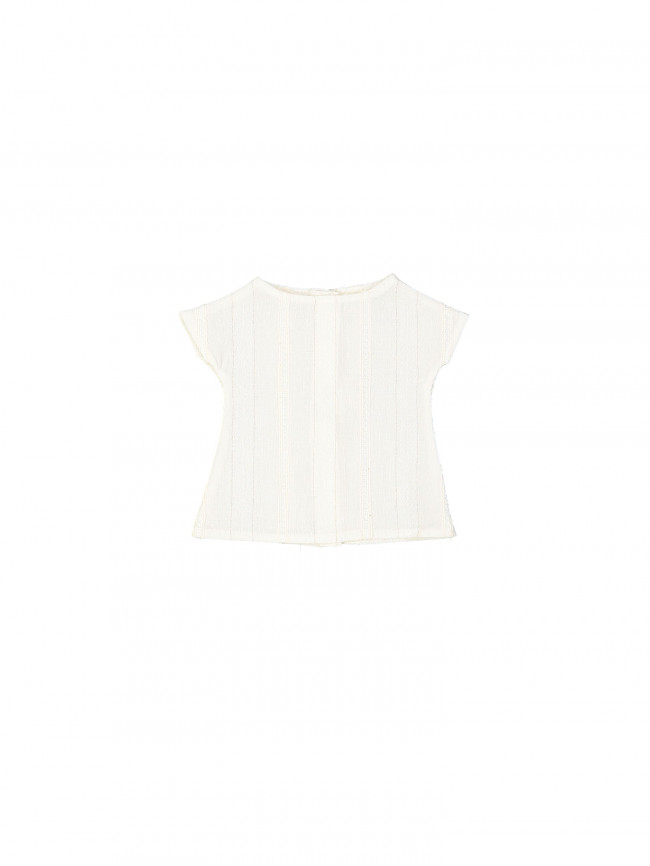 robe de poupée lurex écru