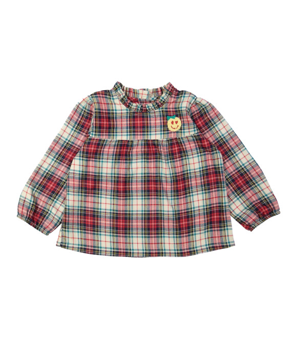 Blouse carreaux rouge