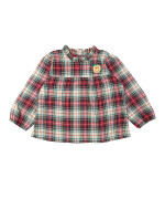 Blouse carreaux rouge