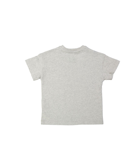T-shirt camp gris clair chiné