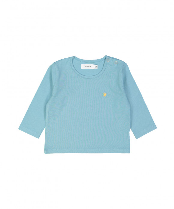 t-shirt bébé doré soleil bleu