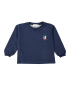 Sweater ma cerise bleu foncé mélangé