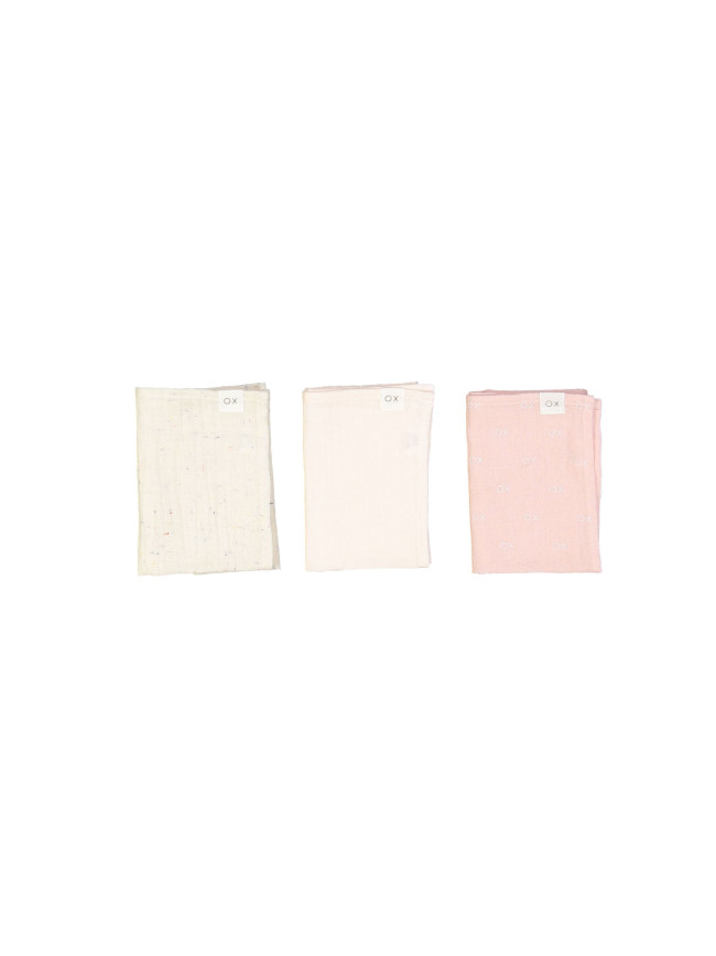 Set de chiffons tetra rose